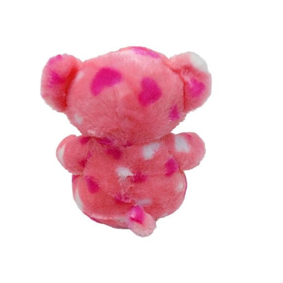 MTY International Co LTD Pink hearts Teddy Bear plush Stuffed 6" 2020 Valentines - Picture 6 of 8